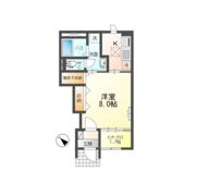 つくば市倉掛新築アパート（仮の間取り画像