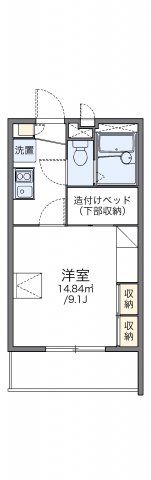 レオパレスヤマハの間取り画像