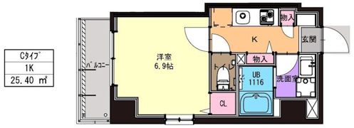 Cielo Gardenの間取り画像