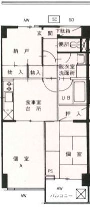 シャンブールの間取り画像