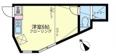 ユナイト大島上町ポール・モラレスの間取り画像