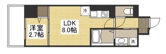 グランディール住吉の間取り画像