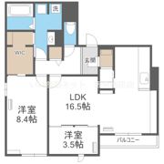 クラシスト千里丘上の間取り画像