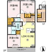 La Patrie（ﾗ･ﾊﾟﾄﾘ）の間取り画像