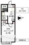 クリスタル青井Ⅱの間取り画像