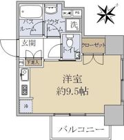 シティハウス中目黒ステーションコートの間取り画像