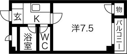 メゾンドカルムの間取り画像