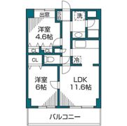 ヴィバーチェ仙川の間取り画像
