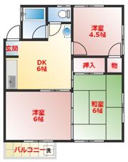 コーポたくみの間取り画像