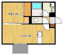 ヴェルジェ深田Vの間取り画像