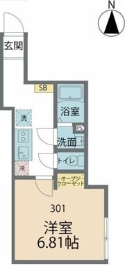 カインドネスみずほ台Southの間取り画像