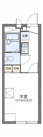レオパレスシエナ九品寺Ⅰの間取り画像