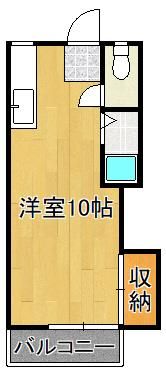 シティベール陣山B棟の間取り画像