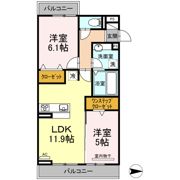 D－グレイス B棟の間取り画像