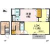 ファインシークB棟の間取り画像
