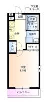 フジパレス忍ケ丘Ⅰ番館の間取り画像