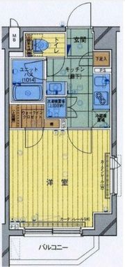 ルーブル南馬込伍番館の間取り画像