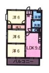 ベルメゾンの間取り画像