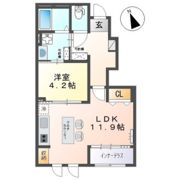 クレール輝の間取り画像