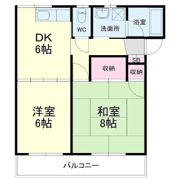 さぎの宮ハイツの間取り画像