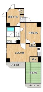 フローレンスパークの間取り画像