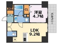 ブエナビスタ難波サウスの間取り画像