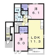 プロムナード瀬野Bの間取り画像