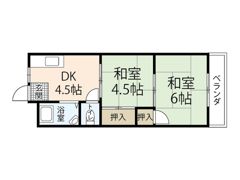 向井コーポの間取り画像