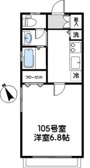 フラットウェルⅡの間取り画像