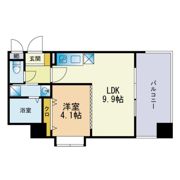 ベールメトロ姪浜の間取り画像
