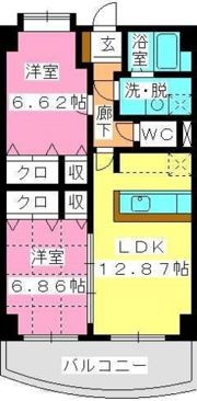 プレミール拾六町の間取り画像