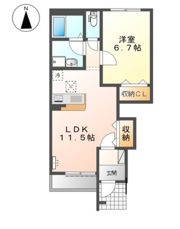 サン フォレスタ Aの間取り画像