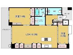 アクアサージュ大手町の間取り画像