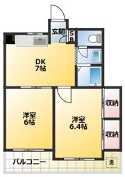 第3ルナマンションの間取り画像