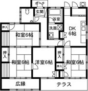 茂木町貸戸建の間取り画像