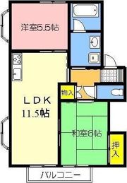 フレグランス桜町の間取り画像