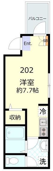 アルビネスコートの間取り画像