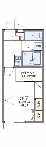 レオパレスレインボー松ヶ丘の間取り画像