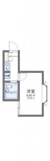 レオパレス西六郷の間取り画像