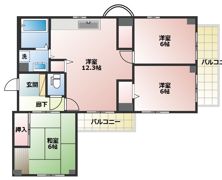 エルネスト甲南山手の間取り画像