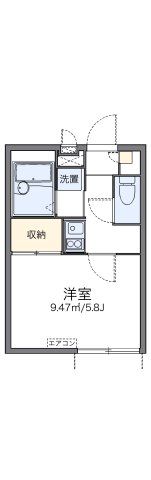 レオパレスルミエール馬場の間取り画像