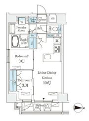 STANDZ亀戸の間取り画像