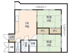 伊川マンションの間取り画像
