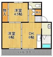 ヴィラナリー中間I 3号棟の間取り画像