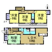 飛香台5丁目貸家の間取り画像