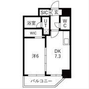 エステムコート新梅田の間取り画像