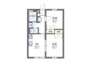 レオパレス高岡の間取り画像