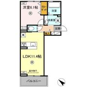 ディールーム清水新地の間取り画像
