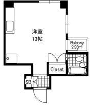 伊勢佐木町ロイヤルの間取り画像