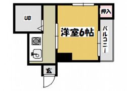 てるおかビルの間取り画像